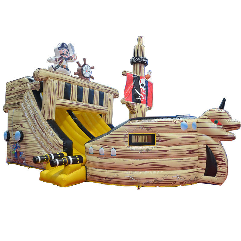 Customized Color Commercial Inflatable Wet and Dry Slide Jumping Castle for Party Rentals