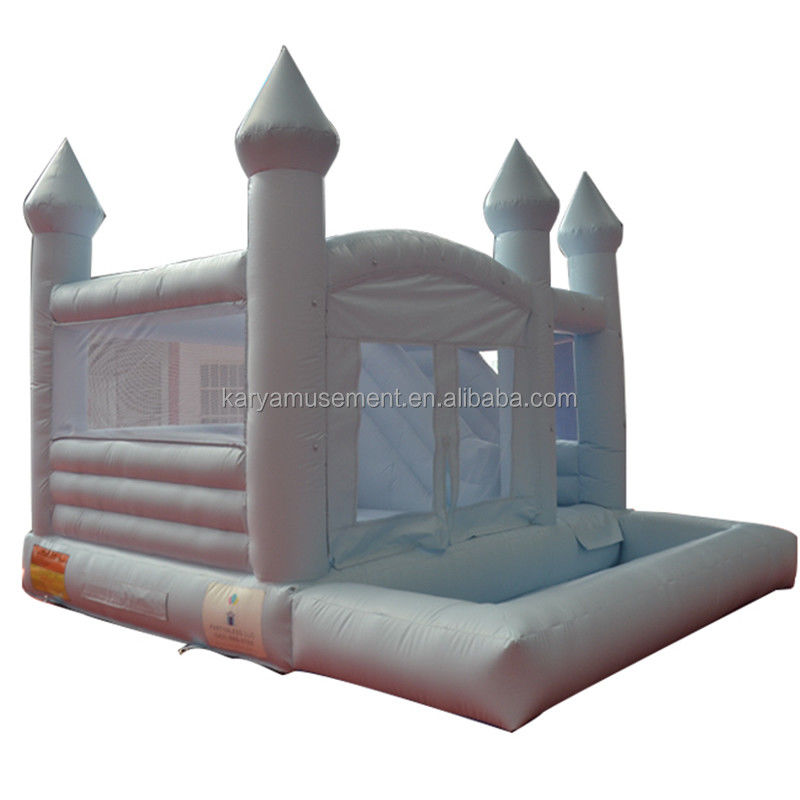Customized Color Portable Wedding Party Bounce House Combo Slide and Ball Pit for Kids