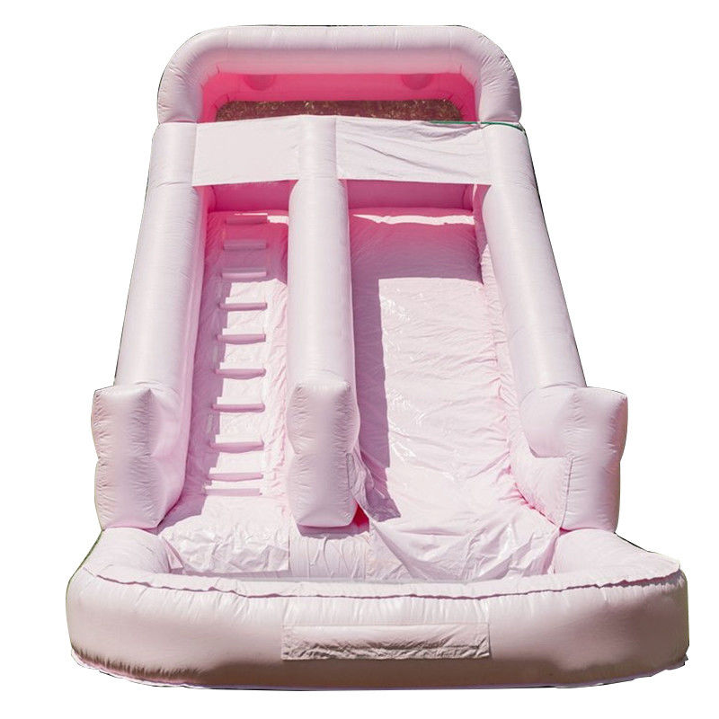 Commercial rental inflatable candy slides with pool jumping and popular in the market
