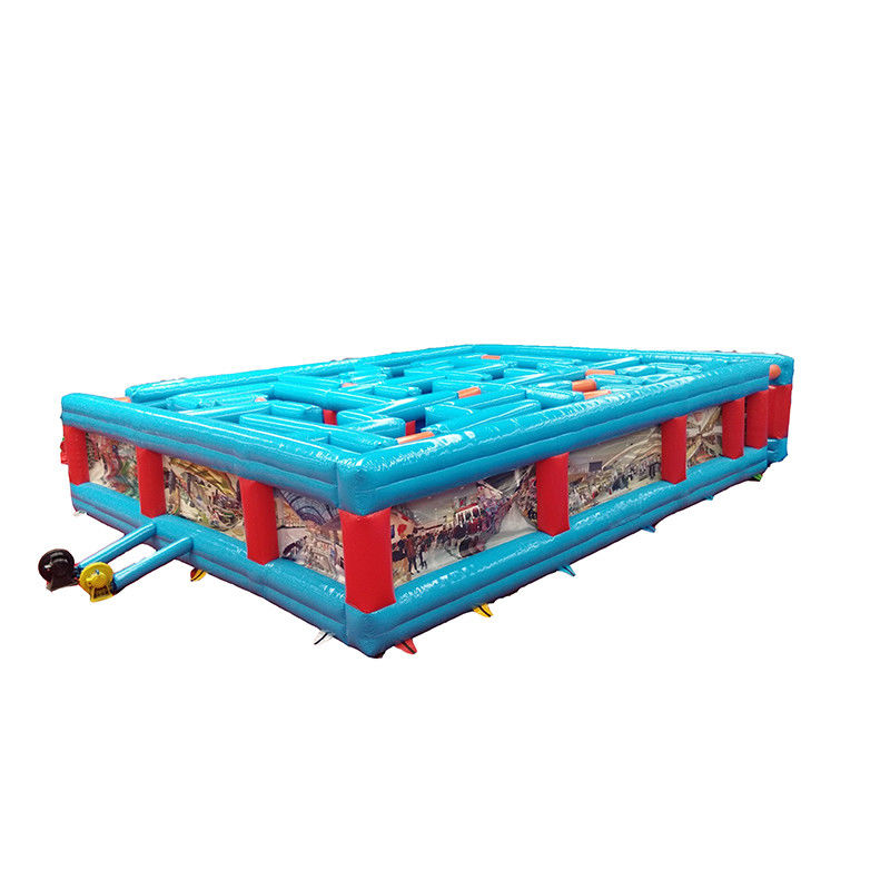 Unisex Outdoor Playground Inflatable Maze Labyrinth for Team Building Sport Activity