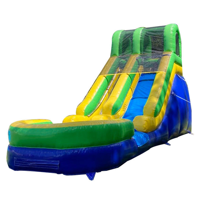 Commercial Dry and Wet 25ft Inflatable Water Slide with Pool Kids' Summer Water Game