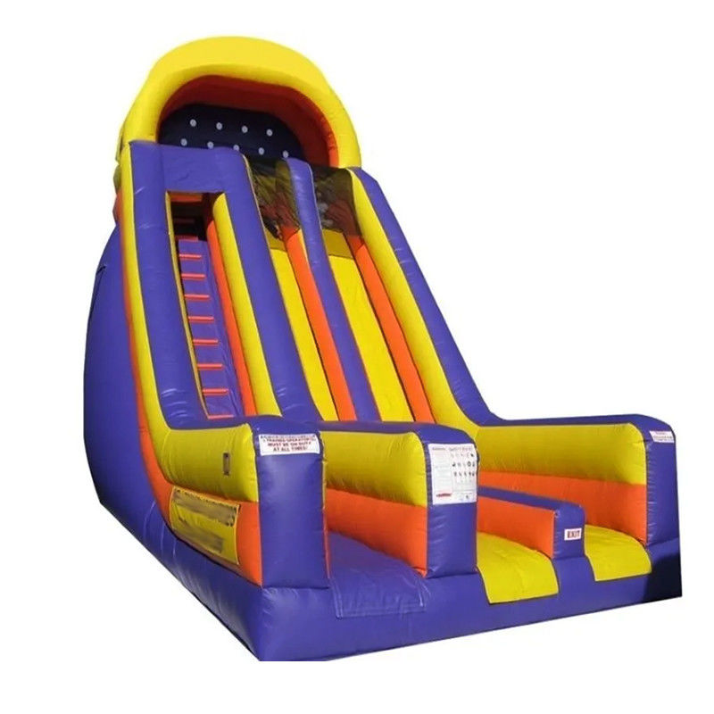Large Commercial Inflatable Dry or Water Slide Dual Slip and Slide for Party Rentals