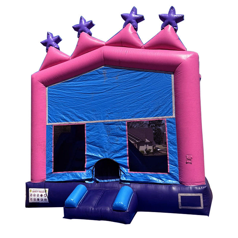 Big Portable 0.55mm PVC Vinyl Tarpaulin Outdoor or Indoor Inflatable Combo Jumping Castle