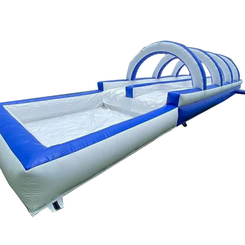 Customized Color Water Slide Inflatable with Big Water Pool 12x3x3m or Customized Size