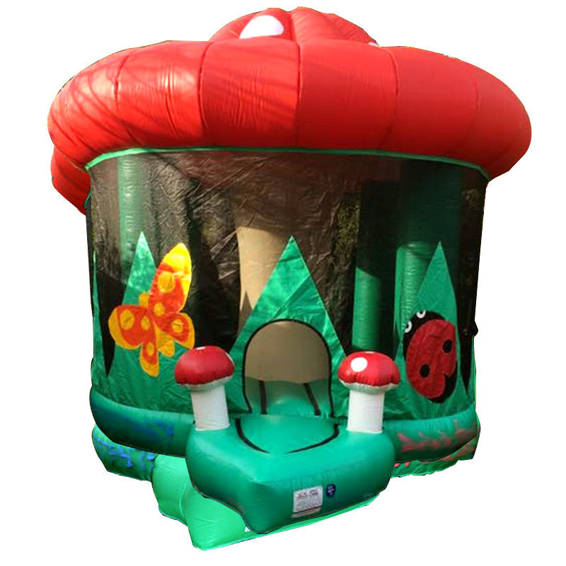 Small Commercial PVC Mushroom House Castle Inflatable Bounce House for 14 Years up