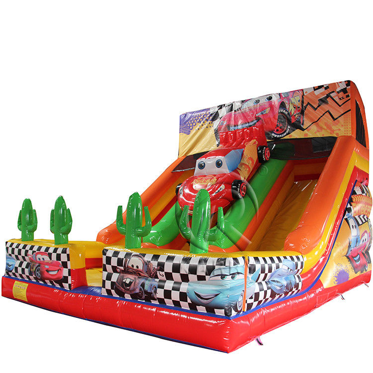 Home Bouncy Slide Playground for Kids Max Capacity 100-500kg Inflatable Double Slides