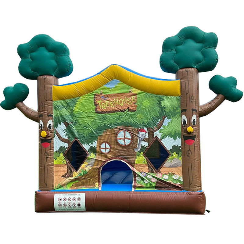 14 Years Up Gender-Neutral PVC Inflatable Treehouse Bounce House Castle for Commercial