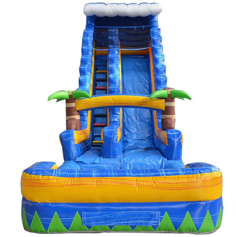 Pool Jungle Inflatable Water Slide for Large Water Parks Bounce House Commercial Rental