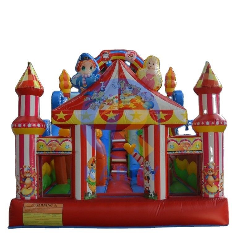 6*4m Adult Size Inflatable Jumping Bouncer for Circus Themed Fun and Entertainment