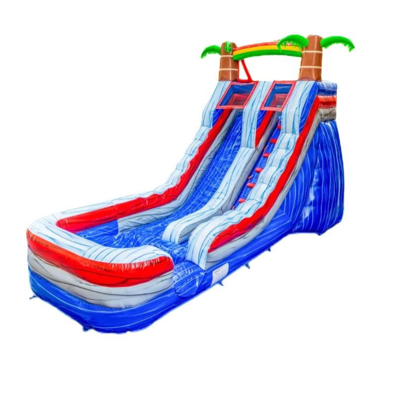 Customized Size Inflatable Bounce Slide Dry and Water Air Slide for Outdoor Adventures