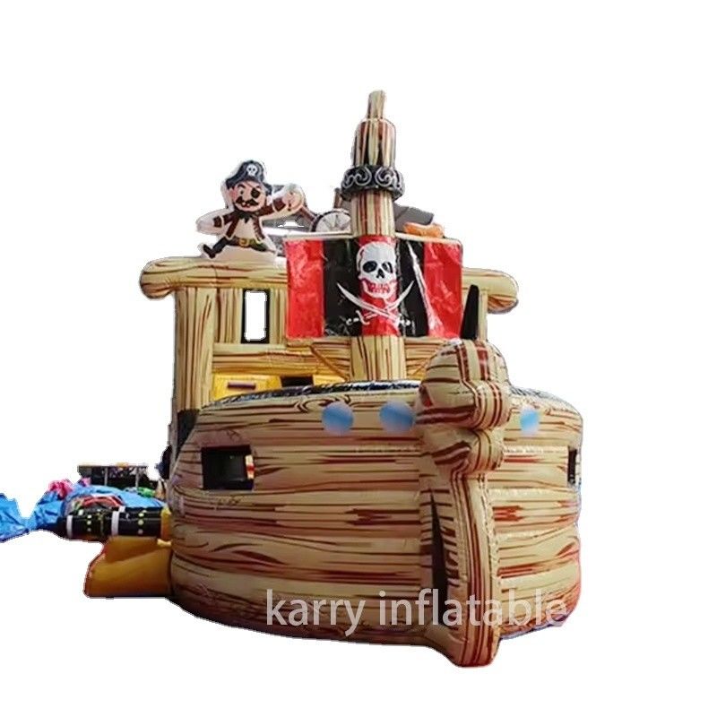 Pirate Ship Bouncy Castle and Slide Combo The Most Popular Outdoor Indoor Equipment