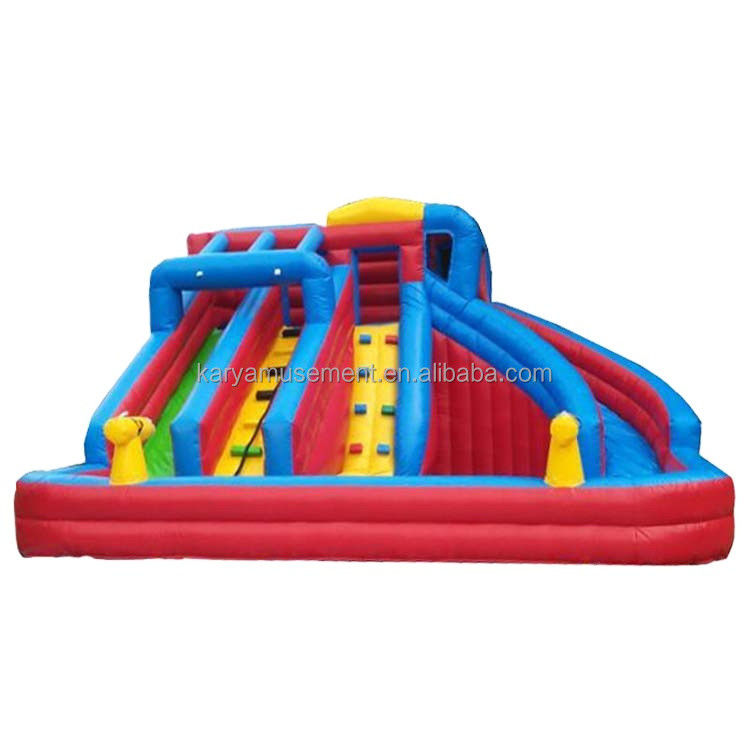 Summer Big Pool Slide Inflatable Castle for Kids' Outdoor Swimming Pool Climbing Game