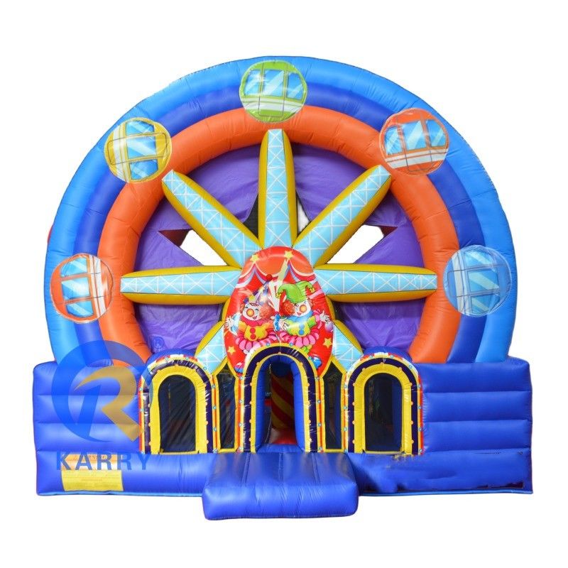 PORTABLE Children's Jumping Game Toy Ferris Wheel Inflatable Castle for Outdoor Play