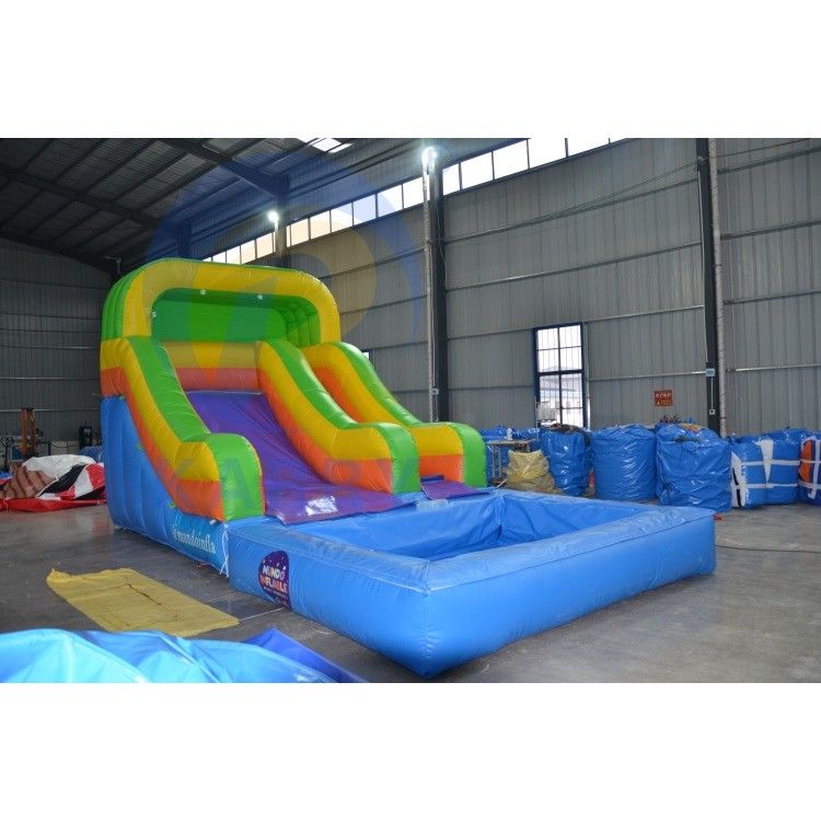 Custom Class Patterns Dry Slide Spacewalks for Event Rentals Princess Rainbow Water Slide