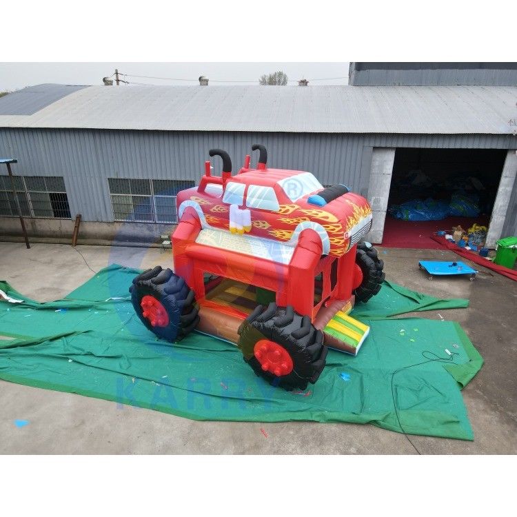 0.55mm PVC Inflatable Slide Jumping Toy Style for Outdoor Castle Toy in Amusement Park