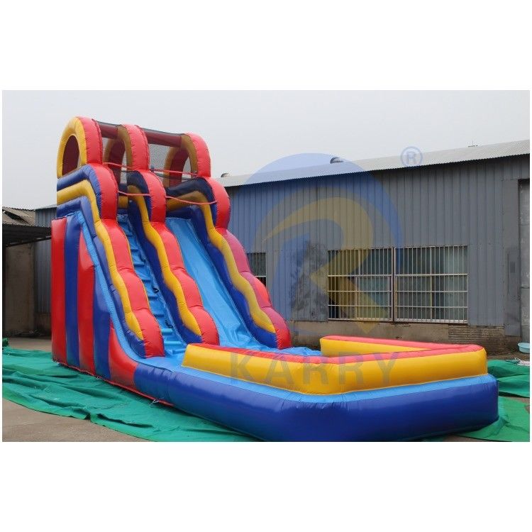 Unsix PVC Adult Size Jumping Slide Long and Large Inflatable Water Slide with Bouncer