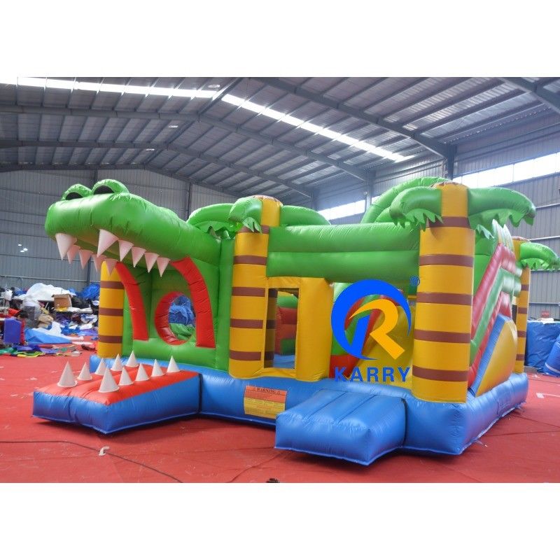 Castle Slide Combo Inflatable Bounce House for Adults and Kids Yellow Includes Blower