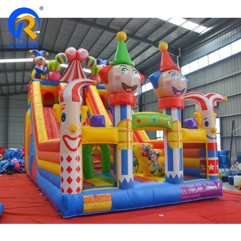 Unisex Kids Bouncy Castle with Water Slide and PVC tarpaulin Inflatable Bounce House Combo
