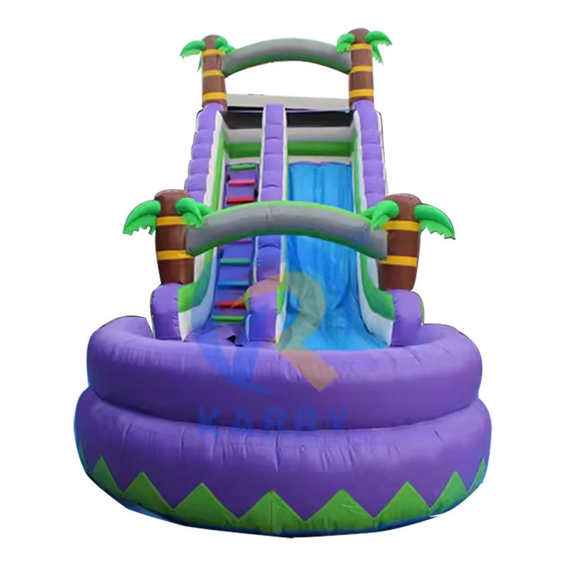 Special Occasion Inflatable Kids Slide 17FT H Inflatable Water Slide for Shopping Mall