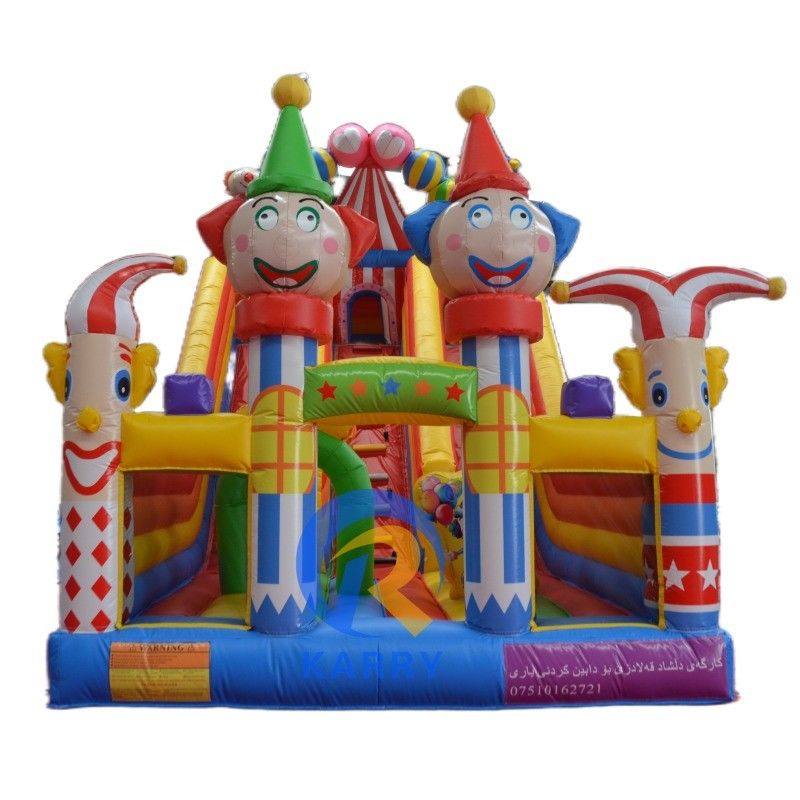 Outdoor Kids Party Inflatable Bouncy Castle with Slide Inflatable Yes Optional Sizes