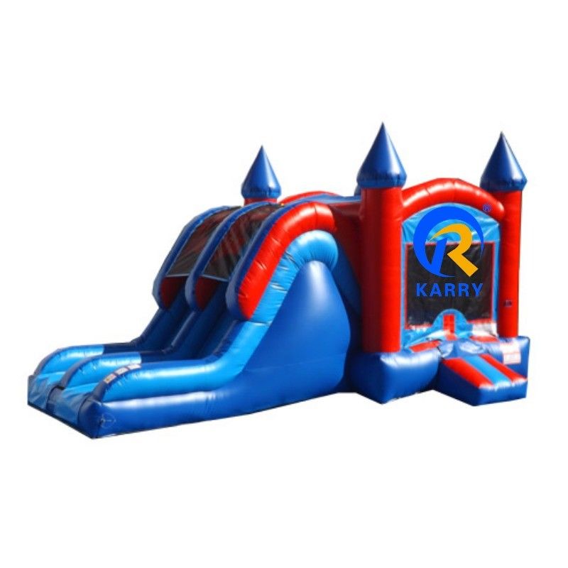 Design Inflatable Bouncer Combo with Two Water Slides and Pool Shipping by Sea/Air