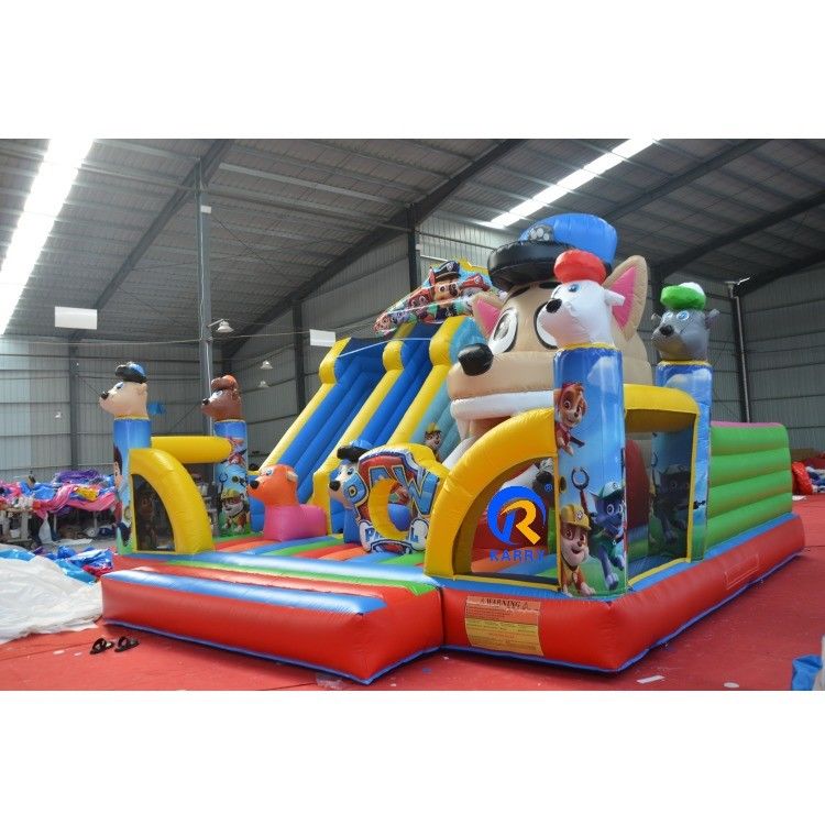 Customized Size Inflatable Bounce House for Indoor Cartoon Puppy Pow Patrol Theme