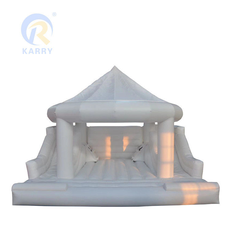 Customized Color Inflatable Bouncer Portable White Jumping Castle for Outdoor Parties