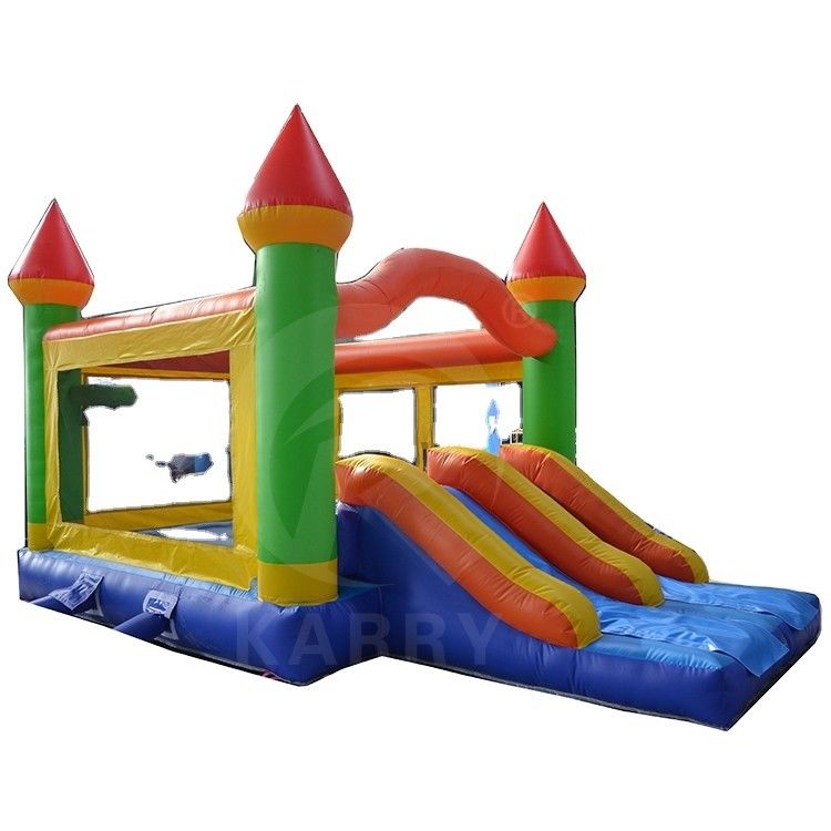 PORTABLE Unisex Inflatable Bounce House Slide Combo Bouncy Castle with Slide Jumping Castle