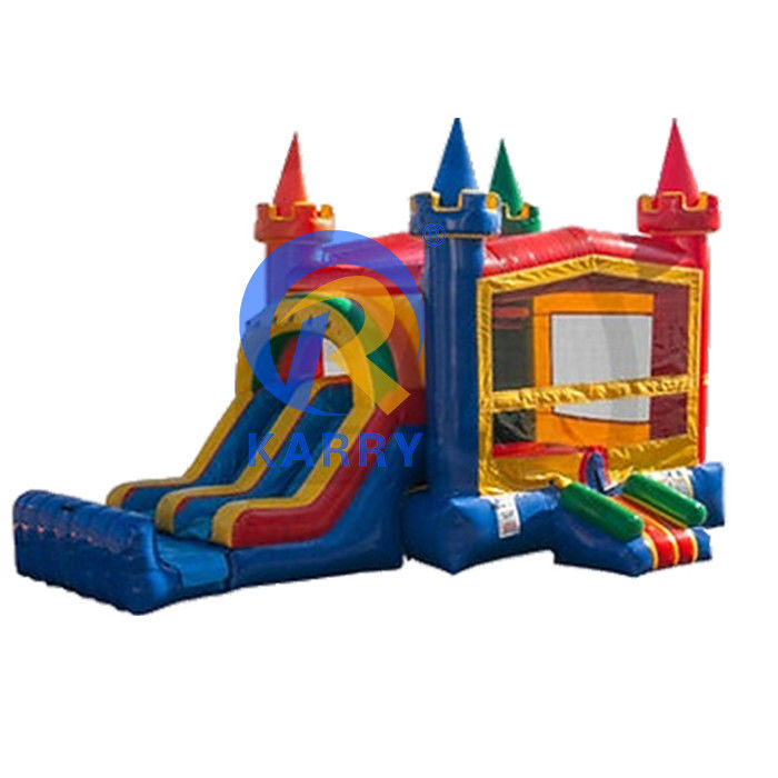 Inflatable Bouncer Water Slide Combo for Unisex Castle Slide at All Party Occurrences