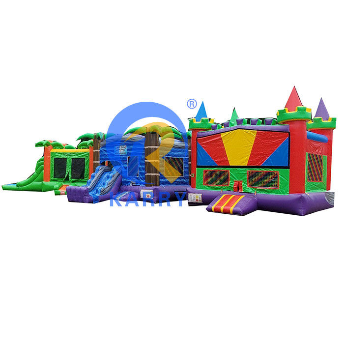 Kids' Inflatable Bounce House with Blower and Customized Size PVC Tarpaulin Included