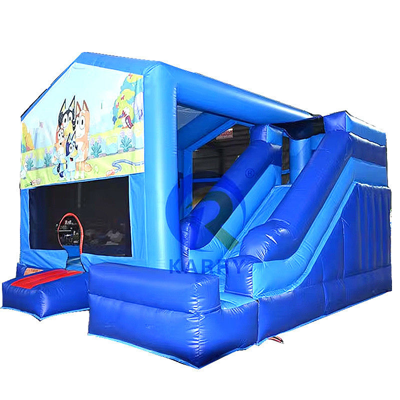 Party Rental Inflatable Bouncer Bluey Bounce House with Slide Age Range 14 Years up
