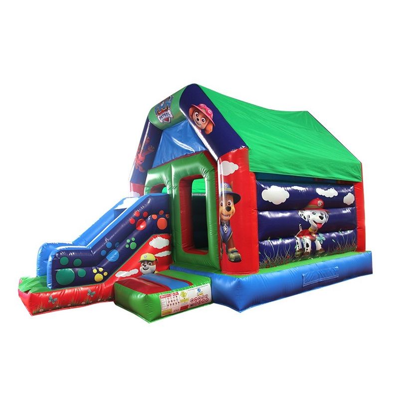 Amusement Bouncy Castle Slide Combo Made of 0.55mm PVC Tarpaulin and Commercial Grade