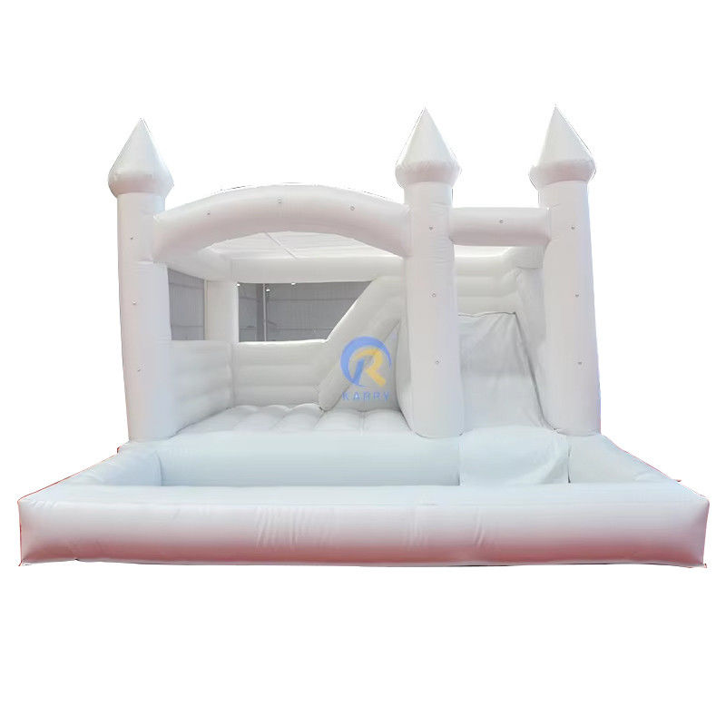 Features PORTABLE Inflatable Combo Castle Slide for Wedding Party and Toddler Bouncer