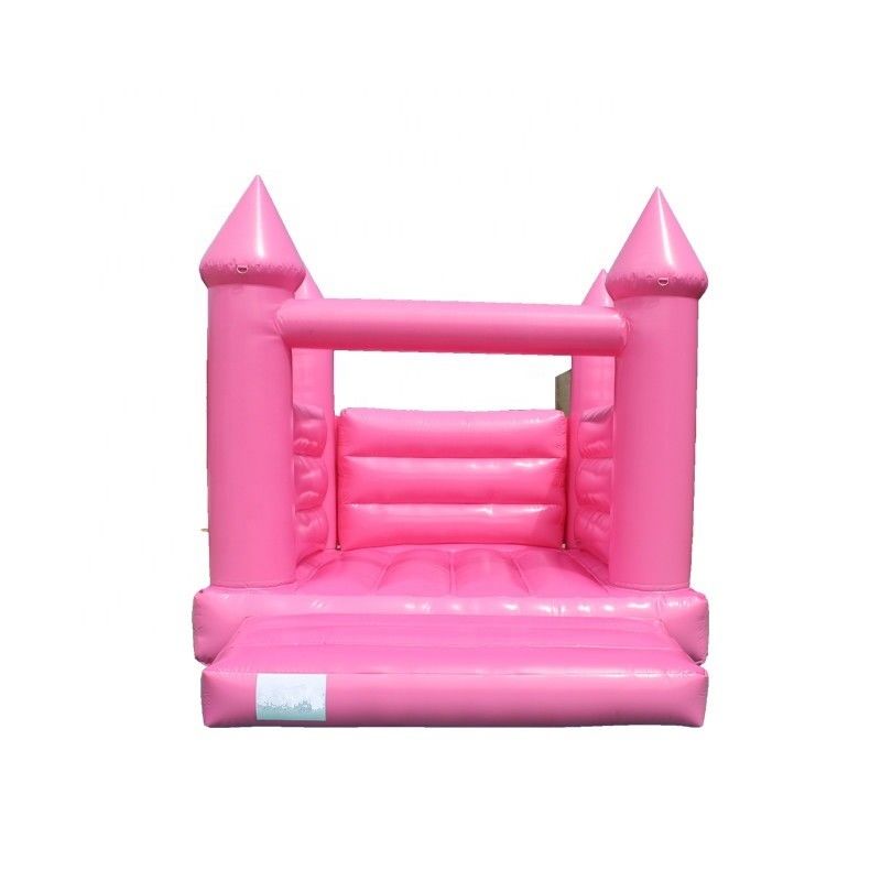 Jump and Bounce at the Wedding Party 13*13ft Pink Inflatable Castle for Amusement Park