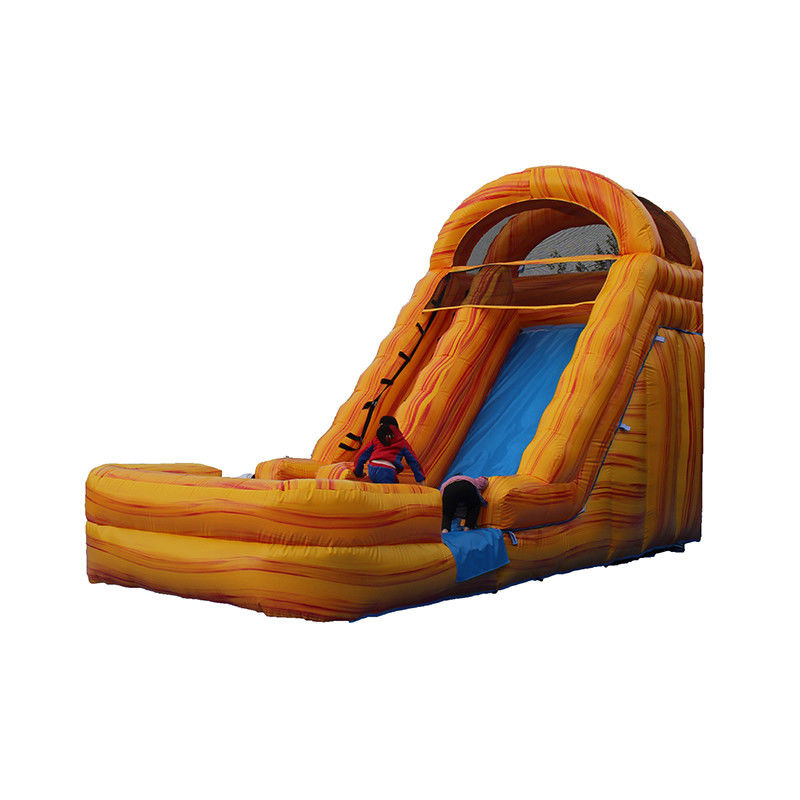 Summer Water Park Kid Toys Game 18ft PVC Inflatable Water Slide with Swimming Pool