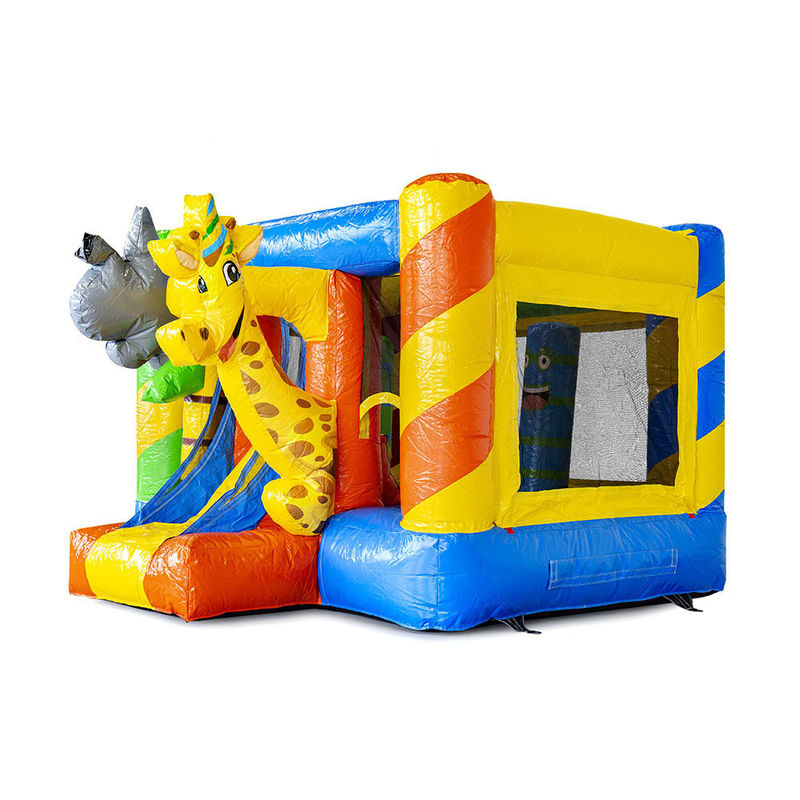 Inflatable Elephant Animal Theme Bounce House for Unisex Kids on Outdoor Playground