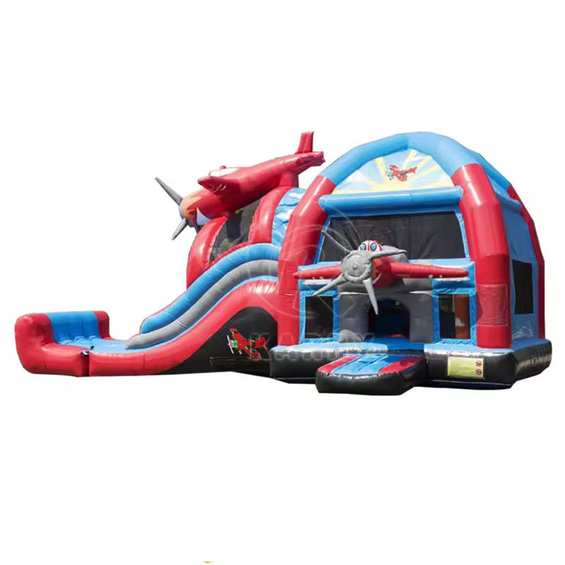 Age Range 14 Years up Castle Slide Combo Inflatable Jumping Castle Aeroplane for Kids