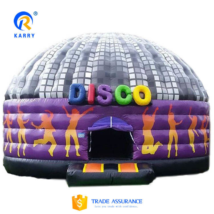 Dome Music Disco Inflatable Bouncy Castle for Party Age Range 14 Years up